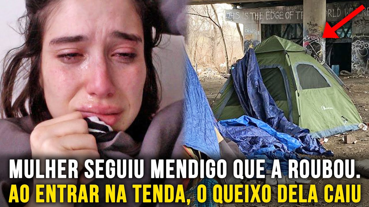 Mulher empregou mendigo e o viu roubar sua loja. Ao seguí-lo, se desespera com o que vê