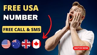 How to get USA Number for Verification | Calls | SMS | 2024  | FREE US NUMBER for WHATSAPP