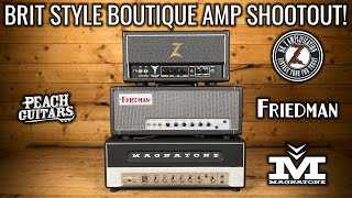 Video thumbnail for British Amp Shootout: Dr Z Antidote, Magnatone M-80 and Friedman Dirty Shirley by Peach Guitars