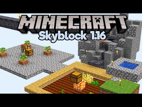 Crazy Minecraft 1.16 Skyblock Tricks!