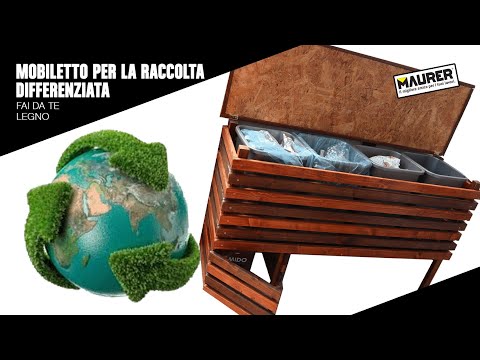 Come costruire un box grigliato per i mastelli della differenziata