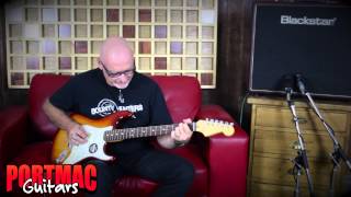 Port Mac Guitars Fender USA Standard Strat Ash Body Demo