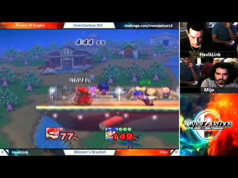 OverZaelous XIV: Mijo (Mario) vs. HavikLink (Wario)