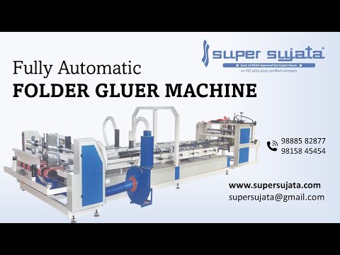 Carton Folding And Gluing Machine (Folder Gluer)