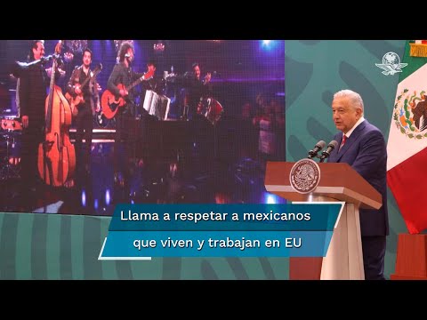 Con "permiso" de Los Tigres del Norte, AMLO pone corrido en la mañanera en defensa de migrantes
