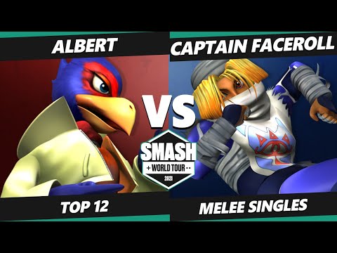 SWT NA West RF Top 12 - Captain Faceroll (Sheik) Vs. Albert (Falco) SSBM Smash Melee Tournament