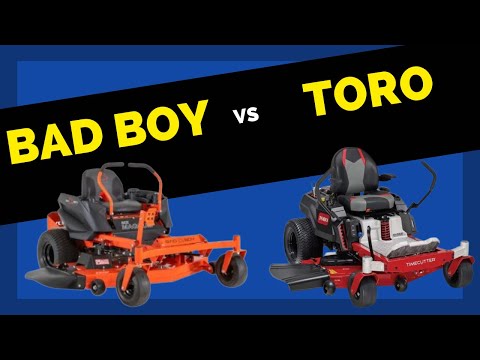 Bad Boy vs Toro - Who Wins??? Bad Boy MZ Magnum 54” vs Toro Timecutter MyRide 54”