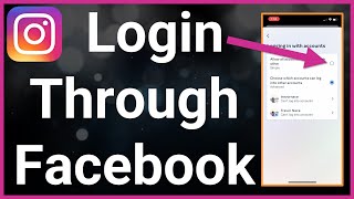 How To Login To Instagram From Facebook