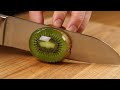 ASMR Kiwi Slicing ASMR Sounds So Satisfying 키위asmr