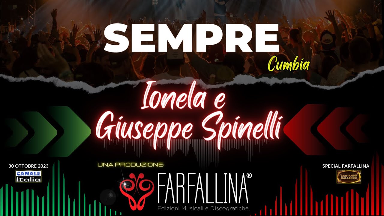 Ionela e Giuseppe Spinelli - SEMPRE (cumbia) Canale Italia SPECIALE FARFALLINA Cantando Ballando