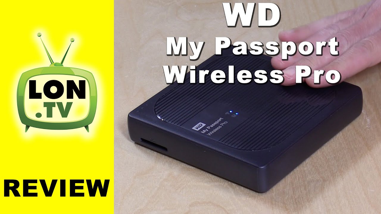 Внешний жесткий диск WD My Passport Wireless Pro WDBP2P0020BBK-RESN 2TB 2,5" 5400RPM USB 3.0/WiFi External