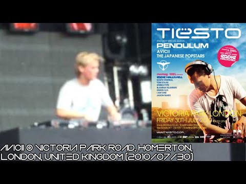 Avicii @ Victoria Park Road, Homerton, London, United Kingdom (2010/07/30)