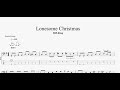 B.B. King - Lonesome Christmas (bass tab)