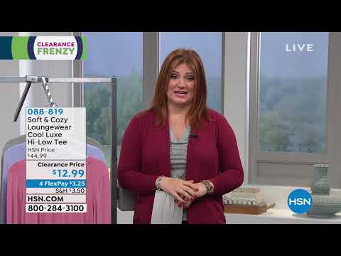 HSN | Soft & Cozy Loungewear Clearance Frenzy 02.08.2019 - 03 AM