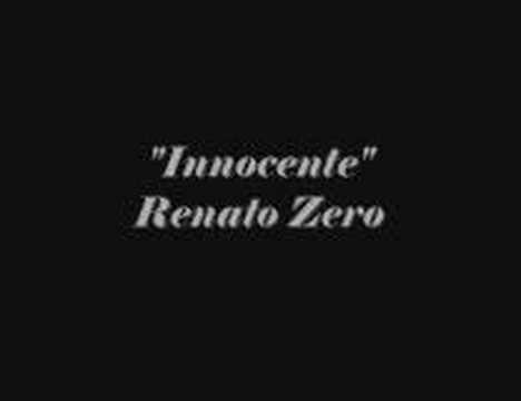 Video per il significato della canzone Sono innocente di Renato Zero