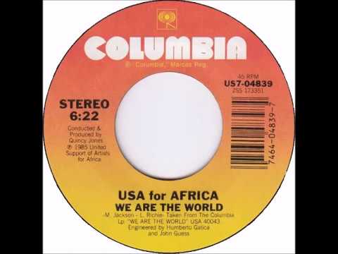 USA for AFRICA - We Are The World - short edit version