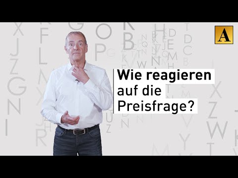Mathias Leyer - Wie reagieren auf die Preisfrage?