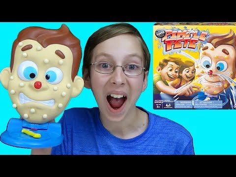 PIMPLE PETE - Funny Game Toy Review | CollinTV - YouTube