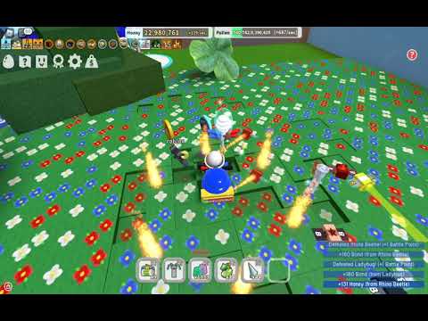 играем с другом в Bee Swarm Simulator