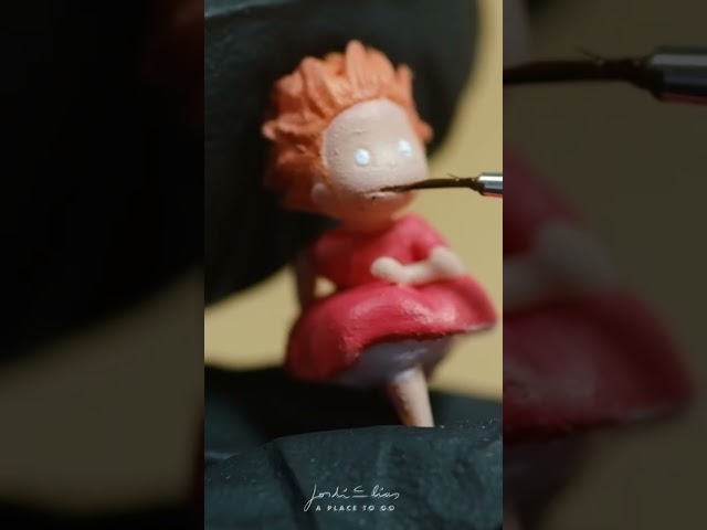 Vídeo relacionado con Ponyo on the cliff the Sankei Studio Ghibli mini Pom aboard scale papercraft MP07-40
