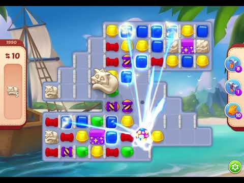 HomeScapes Level 1990 no boosters (18 moves)