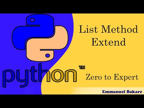 15 Python List Method Extend