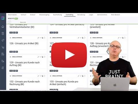 Wie Ihr mit dem Berichtemodul von xentral euren kompletten Datenschatz im Blick behaltet