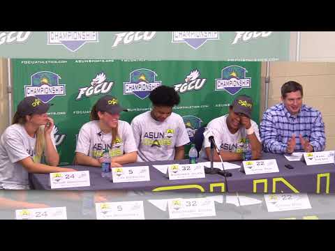@FGCU_WBB presser - ASUN Final - JU