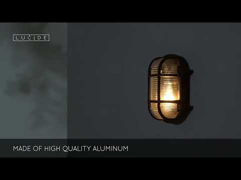 Lucide 11891/20/30 - Outdoor wall light DUDLEY 1xE27/40W/230V IP65 black