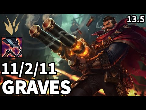 Graves Jungle vs Evelynn - EUW Grandmaster | Patch 13.5
