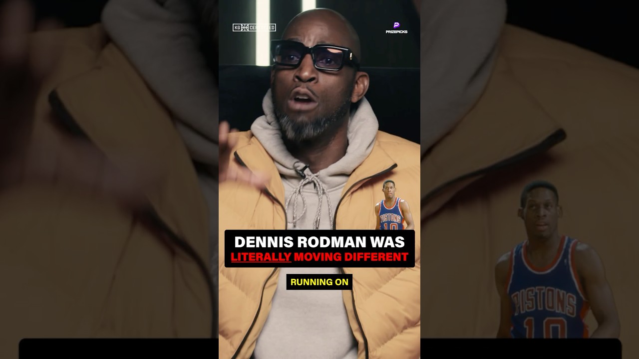 Sprinting on a treadmill at max incline IN COMBAT BOOTS is some CRAZY work 🤯 #DennisRodman