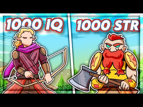 I BATTLED 1000 IQ Elves VS 1000 Strength Dwarves in Modded Worldbox
