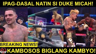 TINALO ni Casimero na si Duke Micah DELIKADO ang Buhay! | Pinoy PANALO 3rd RD Knockout!