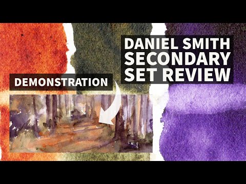 Daniel Smith Secondary Set Review | Easy Landscape Tutorial for Beginners