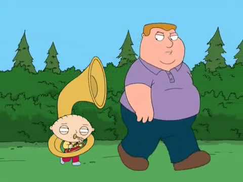 Family Guy  - Stewie mit Tuba (Deutsch)