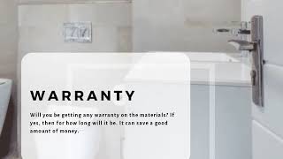 5 Questions To Ask Before Choosing The Bathroom Countertops