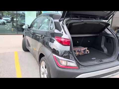 2022 Hyundai Kona 2.0L Preferred AWD w/Sun & Leather Package in Black for sale at Finch Hyundai in London, ON