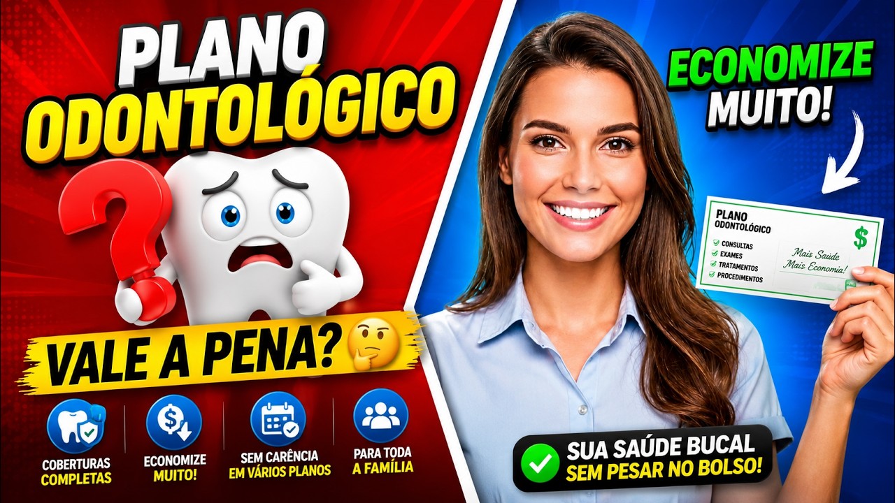 Melhor PLANO ODONTOLÓGICO de 2026: Bom, Barato e com CARÊNCIA ZERO?