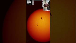 Nossa estrela 🌟 SOL através do Telescópio MK127, câmera SC432M e FILTRO