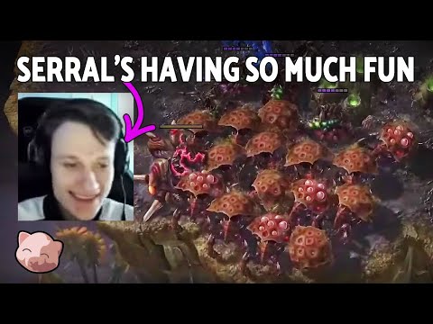 Never seen Serral SO HAPPY playing StarCraft! | 2v2s with TIME in WTL