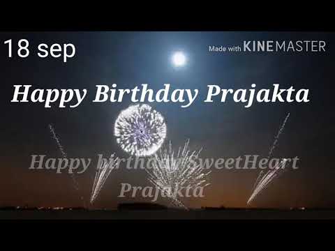 Happy birthday prajakta my sweet💟 heart 18/09/2020