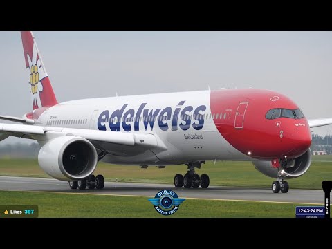 🔴Surprise Edelweiss A350 Departure - Dublin Airport LIVE Plane Spotting - EIDW/DUB - 23/12/2025