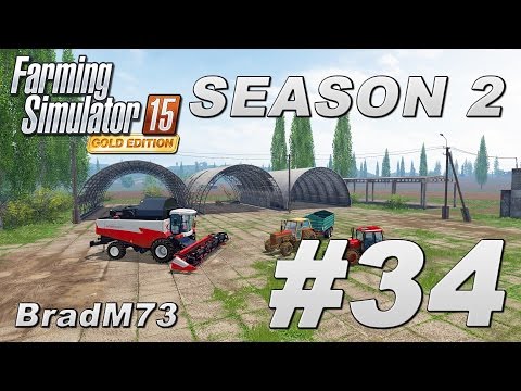 Farming Simulator 15 - Season 2 - GOLD EDITION - Ep 34 - A new combine, and more!!