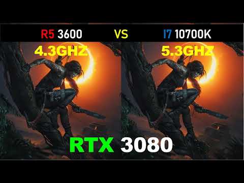 R5 3600 vs I7 10700K - RTX 3080 - Gaming Comparisons