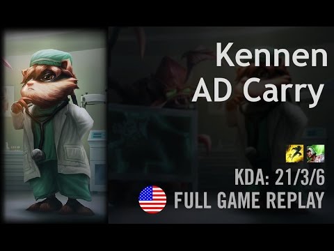 Kennen AD Carry vs Caitlyn - xPecake - NA Challenger Path 5.23