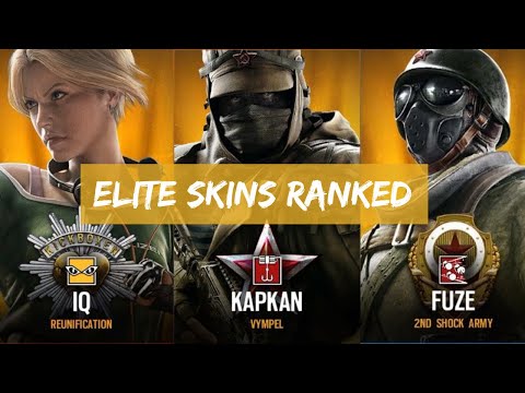Ranking all 35 Elite Skins in Rainbow Six Siege