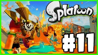 MOST EPIC GUN EVER! - Splatoon - Splatoon Gameplay Walkthrough Part 11 - THE RAINMAKER!