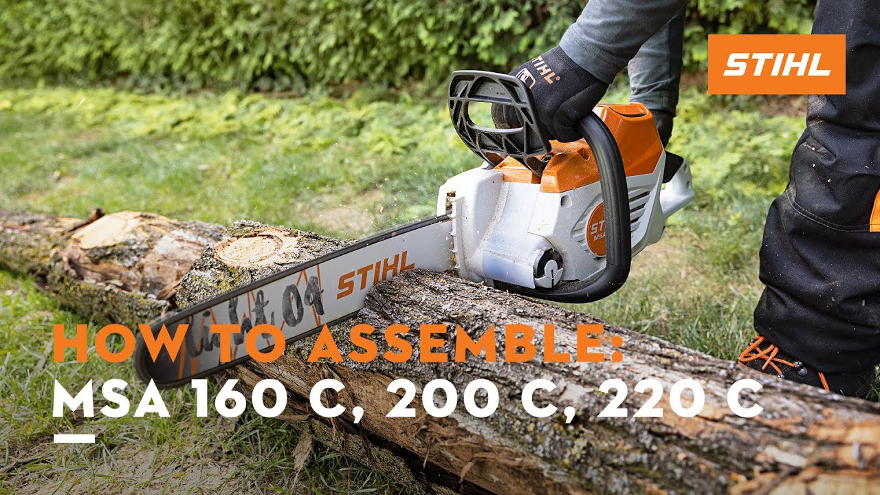 Motosierra a batería STIHL MSA 220 C - Mantención de áreas verdes