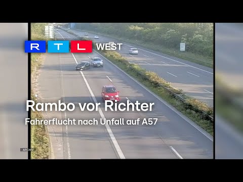 Prozess gegen Autobahn-Rambo: Fahrerflucht nach Unfall auf A57 | RTL WEST