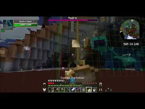Minecraft: Hexxit Survival Ep. 7: TAKING ON THE HYDRA!!!